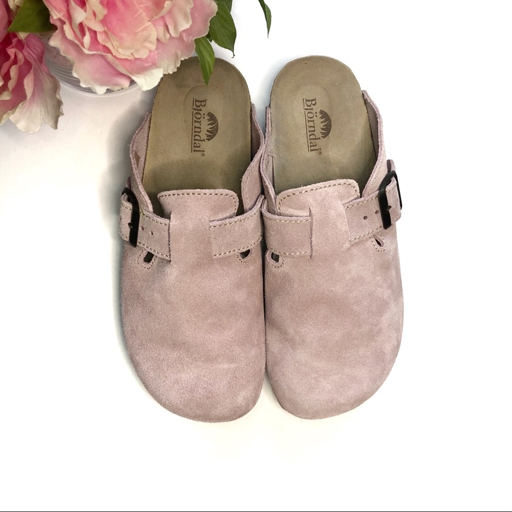 Björndal▫️ pink suede sandals
